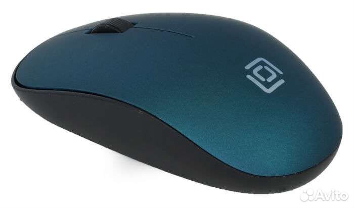 Мышь oklick 515MW, беспроводная, USB, черный и пур