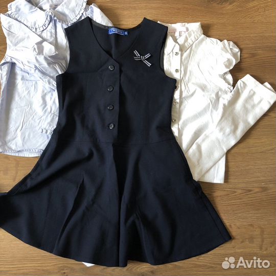 Вещи пакетом на девочку 128 школьные