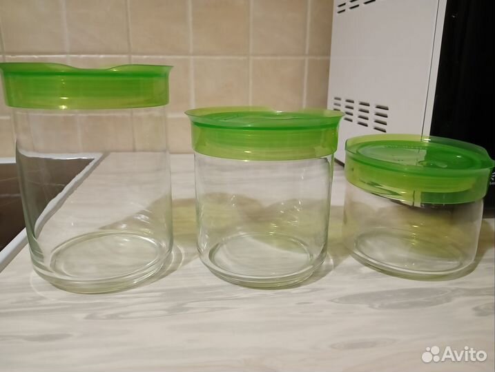 Стеклянные баночки