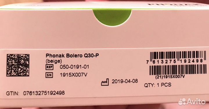 Слуховой аппарат Phonak Bolero Q30-P, Швейцария
