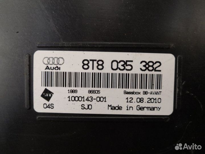 Сабвуфер Audi A4 B8 универсал 8K5 2.0 TDI caga