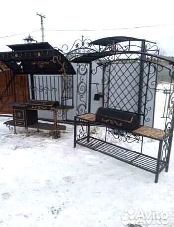 Мангал С крышей