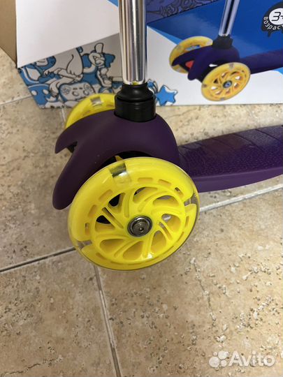 Новый Самокат фиолетовый