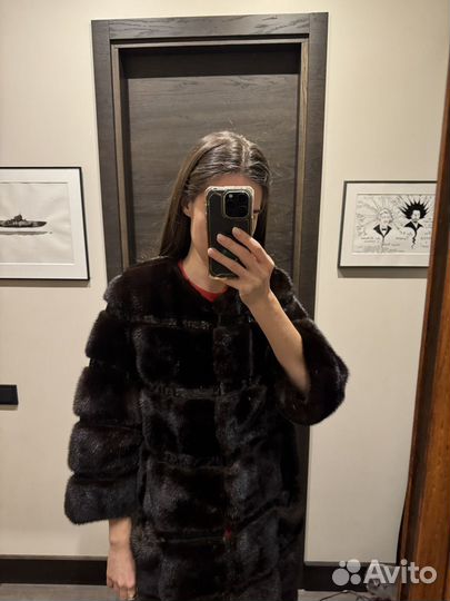 Шуба норковая 46