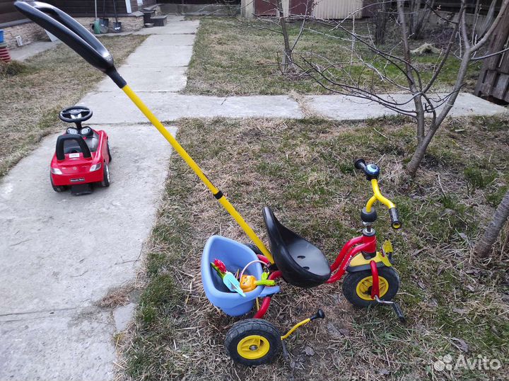 Велосипед с ручкой puky