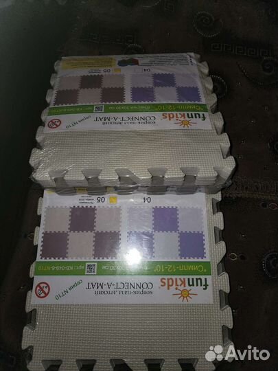 Детский коврик для ползания пазл