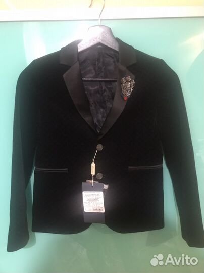 Пиджак бархатный на мальчика
