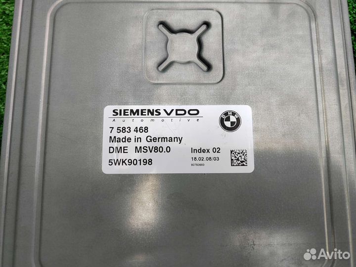 Блок управления двс BMW е60 рестайлинг