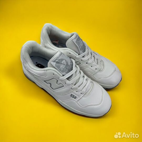 Кроссовки new balance 550 белые