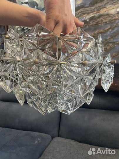 Люстра хрусталь СССР Искра