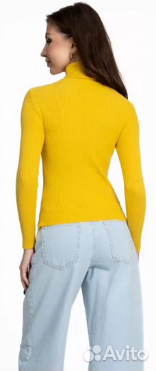 Водолазка в рубчик женская 46 размер