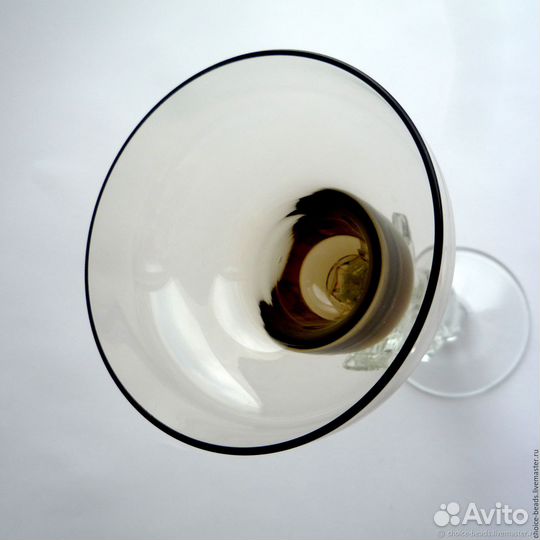 Винтажный подсвечник из хрустального стекла