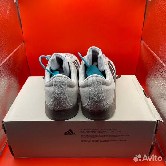 Кроссовки Adidas VL Court 'Grey Black Gum' (42)