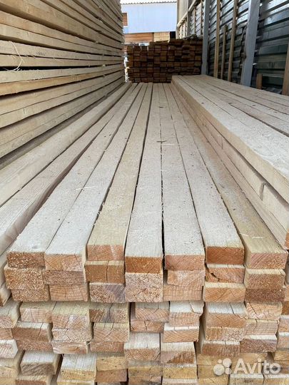 Обрезная доска из хвойных пород 25х200х6000