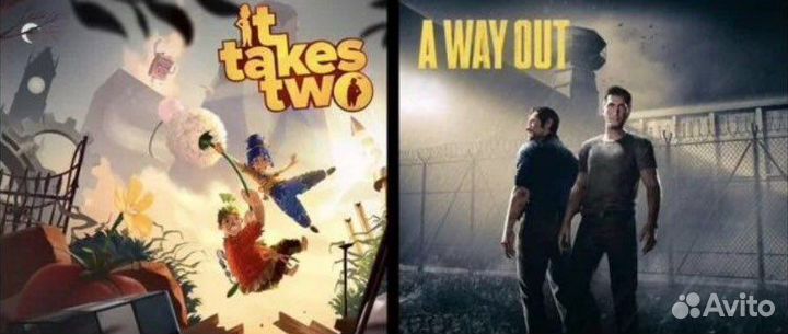 IT takes Two + A way Out на PS4 и PS5