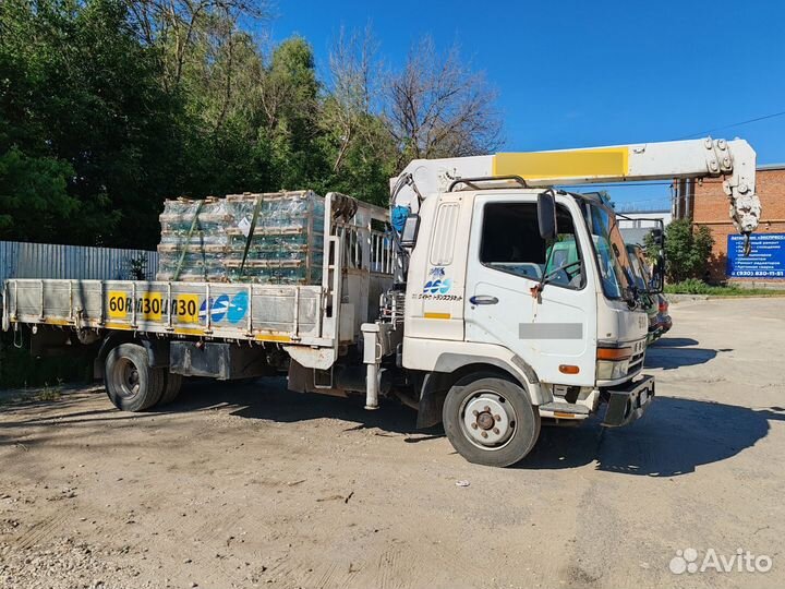 Аренда и услуги манипулятора, стрела 3 т, 11 м, борт 5 т, 6 м