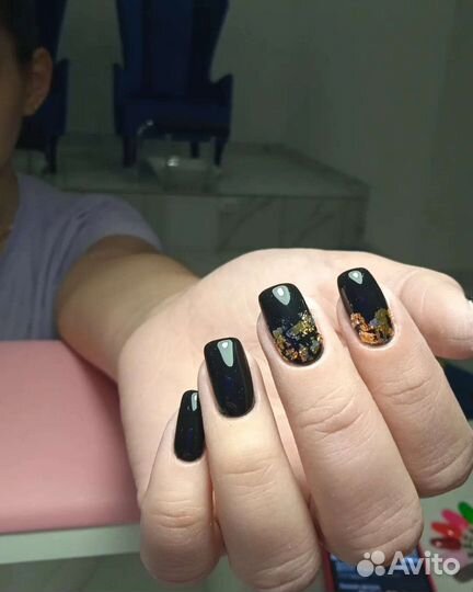 Маникюр+шеллак+снятие лака