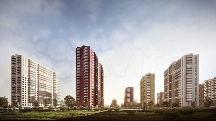 1-к. квартира, 42,3 м², 12/21 эт.