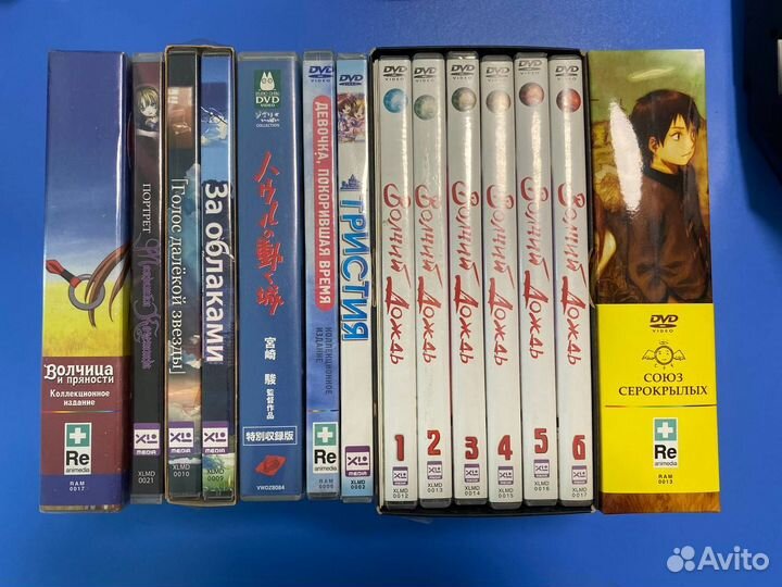 Лицензионные диски аниме