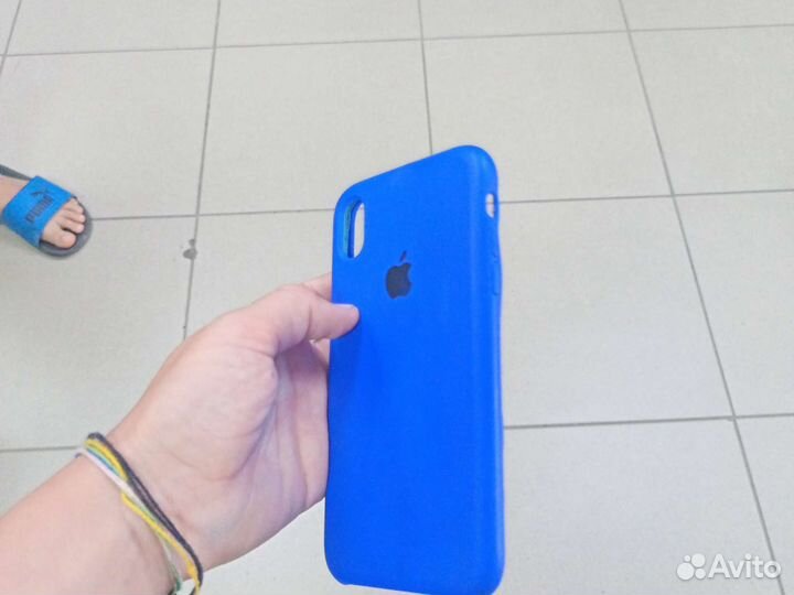 Чехол цвет синий бу на 10 iPhone