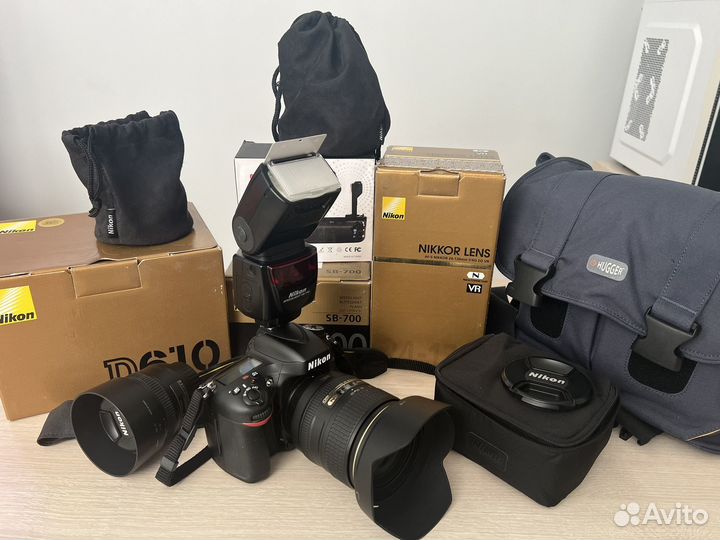 Зеркальный фотоаппарат Nikon d610 и аксессуары