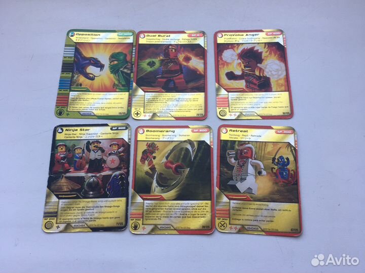Карточки lego Ninjago