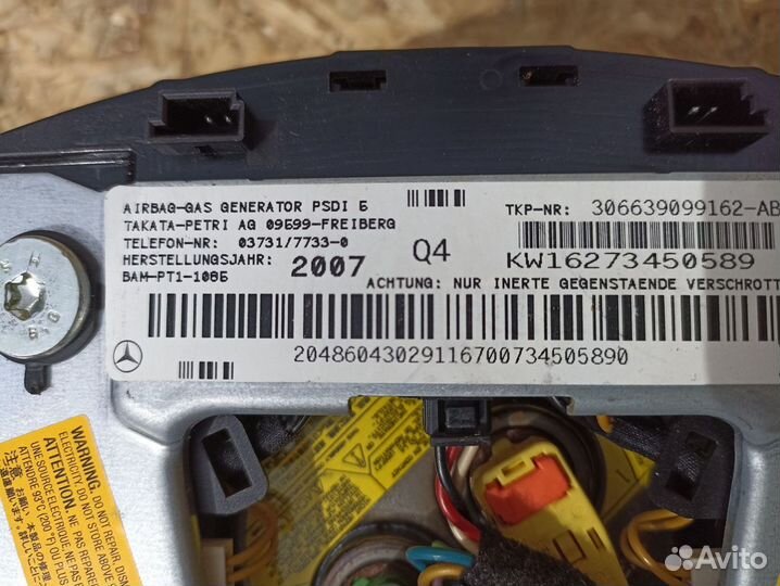 Руль в сборе Mercedes W204