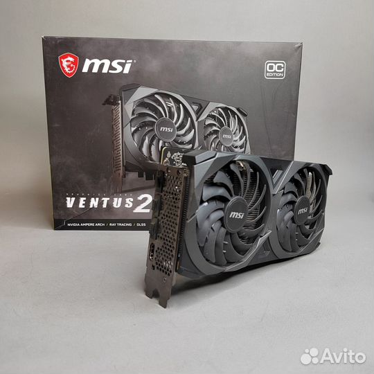 Видеокарта MSI GeForce RTX 3070 Ventus 2X OC 8GB