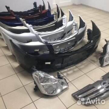 Бампер передний Nissan Almera G15 в цвет