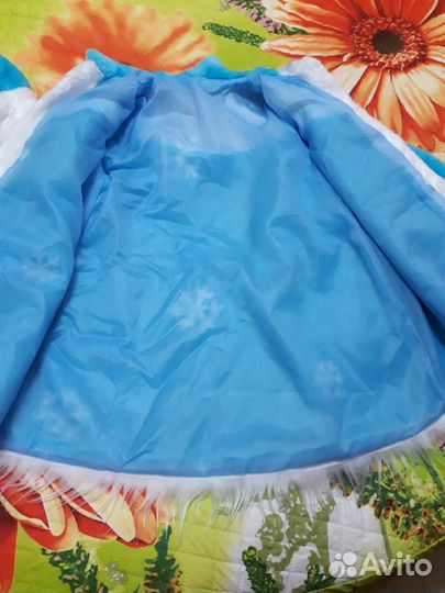 Костюм снегурочки на девочку 5-9 лет