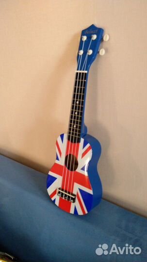 Укулеле-сопрано британский флаг (новая) с чехлом