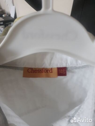 Блузка белая школьная 134-140-146 легкий хлопок