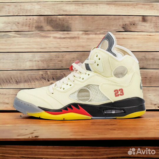 Кроссовки мужские Air Jordan 5 x Off-White