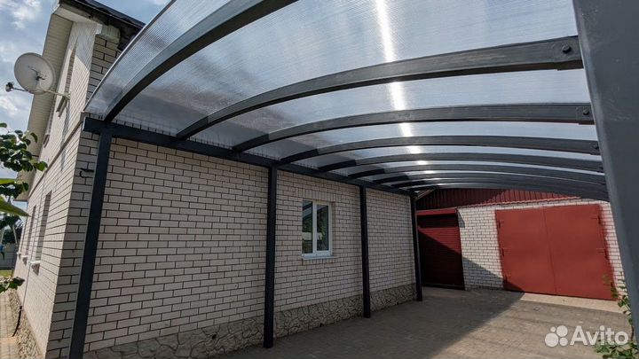 Сотовый поликарбонат прозрачный, цветной