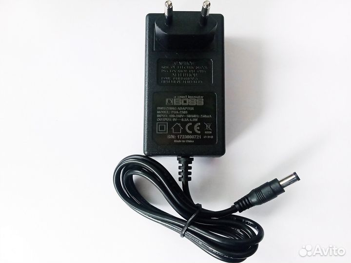 Блок питания Boss 9V 0.5A PSA-230S для педалей, др