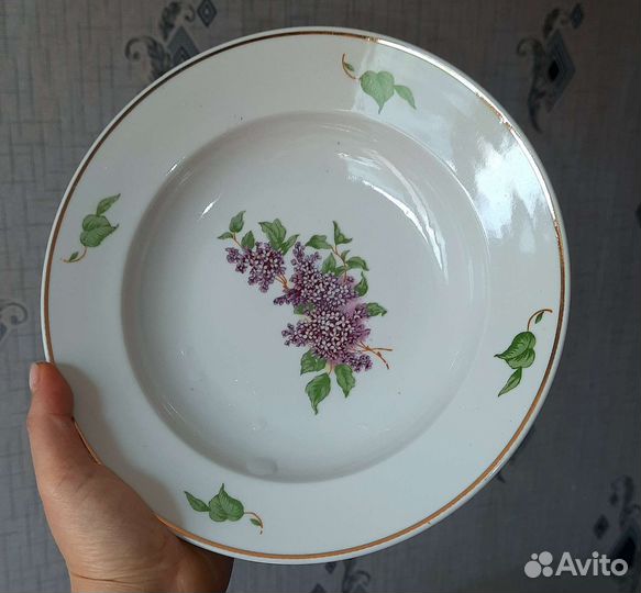 Тарелки Сирень Дулево СССР