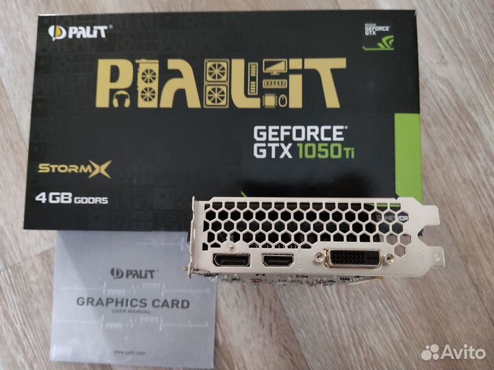 Palit GeForce GTX 1050 Ti StormX (На гарантии)