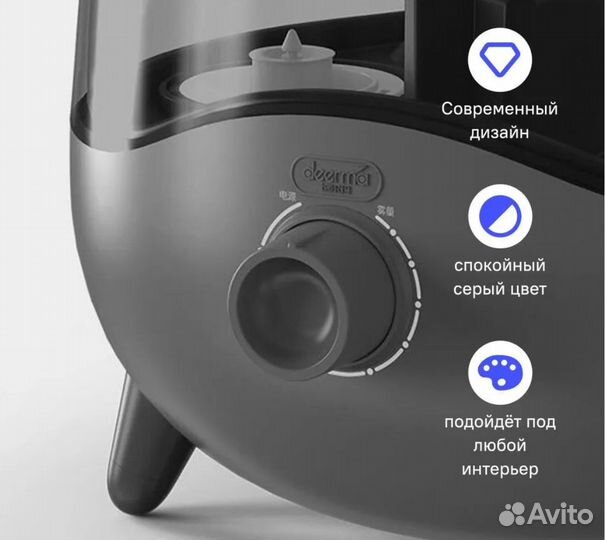 Увлажнитель воздуха Deerma DEM-F323W новый