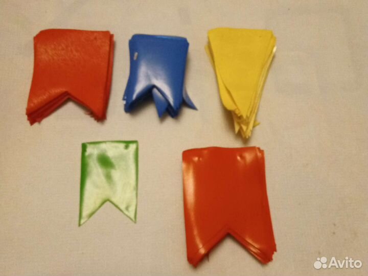 Новогодние флажки ссср+ конфетти