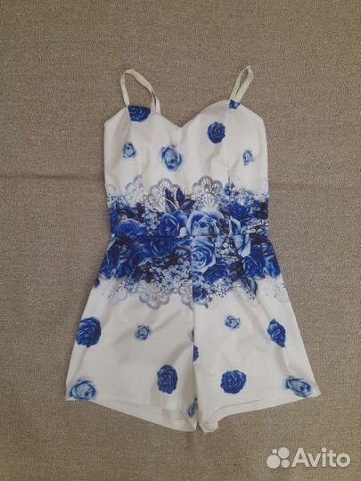 Летний комбинезон + джинсовка