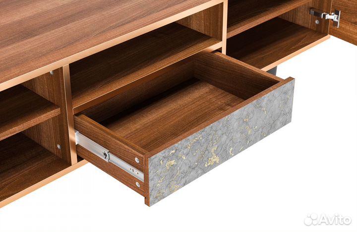 Тв-тумба T6 - Орех - Mariana Trench