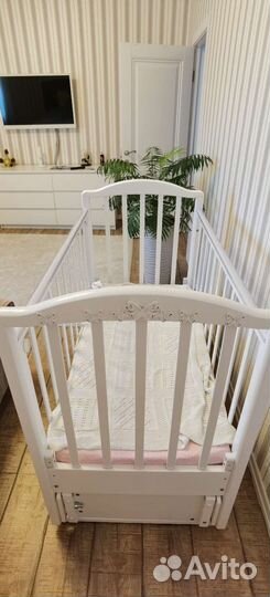 Детская кроватка можга(красная звезда) Регина