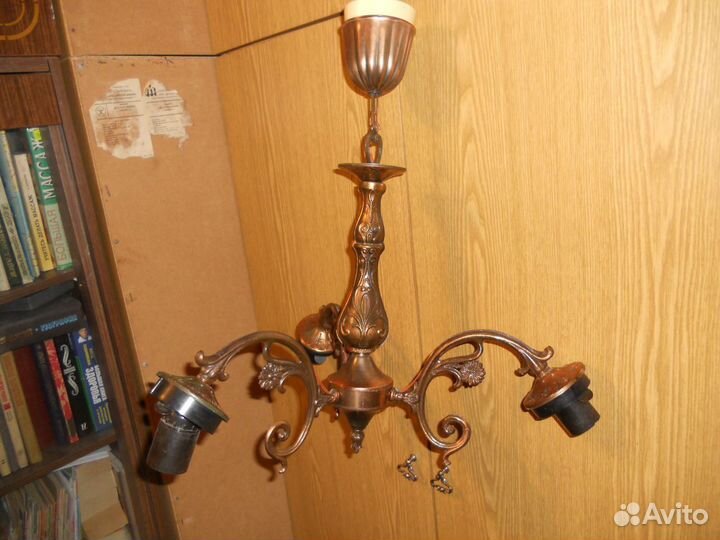 Люстра СССР под бронзу на запчасти самовывоз