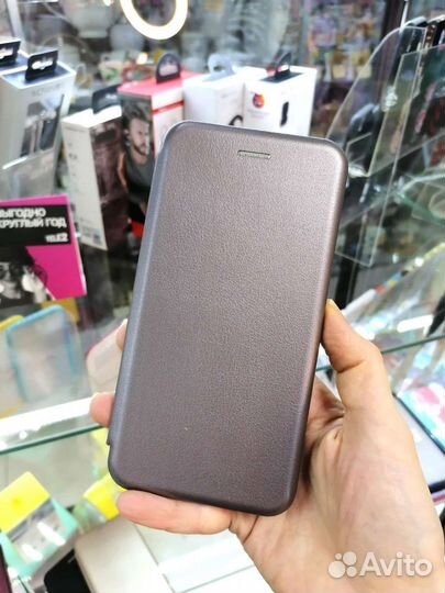 Чехлы книжки на Xiaomi Redmi Note 8 Pro+пленка