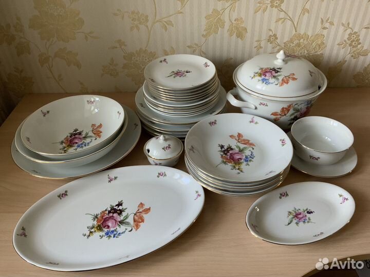Сервиз столовый Чехословакия