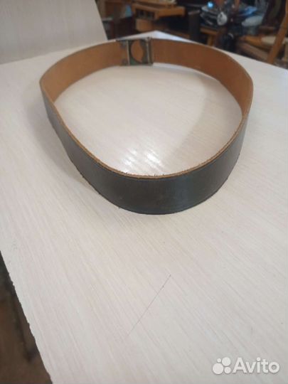 Ремень кожаный армейский