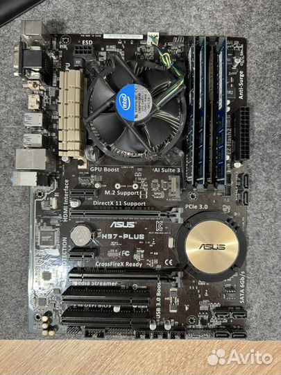 Asus H97 plus / M2 + i3 4370 + 20gb ddr3