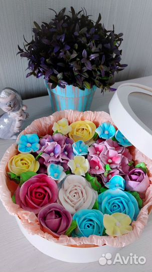 Сладкий букет из зефира