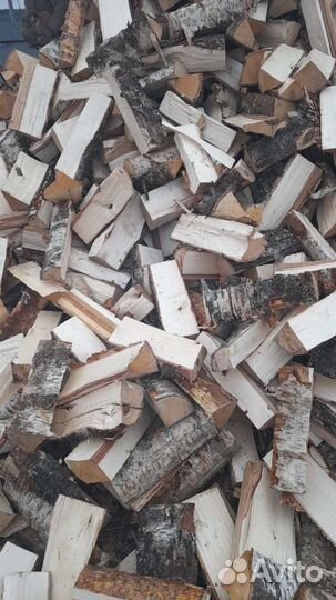 Дрова колотые береза