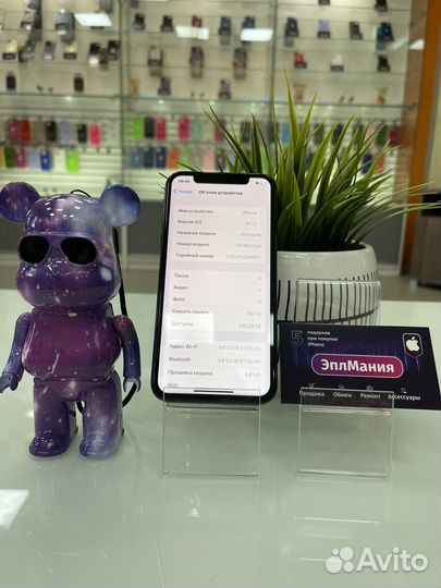 iPhone XS 256 gb black идеал